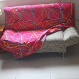 简易折叠沙发床套 沙发罩 1.2 1.5 1.8米长*放平宽95厘米