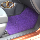 水晶丝圈脚垫 透明地毯 环保健康脚垫 可裁剪车型专用 适用于各车