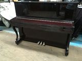 国产二手钢琴星海钢琴厂出口品牌切尔120型酒红色弯腿设计全包邮