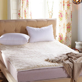 冬季保暖 100%澳洲纯羊毛床垫 长毛加厚保暖床褥垫被 1.8米1.5m