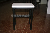 特价烤漆餐椅方凳餐凳休闲凳 时尚创意板凳 钢木凳子方型
