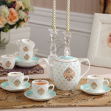 欧式陶瓷家用茶具套装 英式下午茶水果花茶组合咖啡杯具套装特价