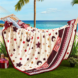 夏季空调毯珊瑚绒毯子加厚法兰绒毛毯床单毛巾被午睡单人双人盖毯