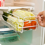 厨房冰箱铁艺抽屉式储物架置物架可伸缩隔板层挂架多用整理收纳