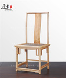 原素原木/新中式现代简约水曲柳实木餐椅 北欧宜家家用餐厅餐桌椅