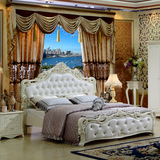 成套家具 欧式卧室三件套 法式公主床 大小户型田园床实木双人床