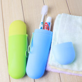 便携牙刷盒旅行便携盒牙刷套盒 旅游出差便携式牙刷盒透气防菌盒