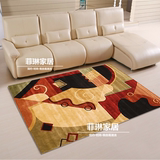 加密加厚羊毛地毯时尚简欧个性创意抽象客厅卧室茶几地毯地垫定做