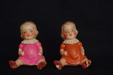 古董娃娃 日本陶瓷娃娃 两款选