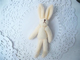 毛绒玩具玩偶娃娃公仔裸兔光身长脚兔子小挂件衣服装配件材料批发