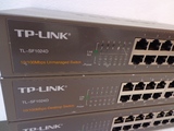 TP-LINK TL-SF1024D百兆交换机 24口交换机桌面  端口全好