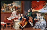 欧式人物油画贵族宫廷贵妇沙发客厅电视背景墙纸大型无缝壁纸壁画