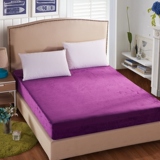 加厚保暖床笠单件床罩 珊瑚绒法兰绒床垫套席梦思保护套1.5m1.8米