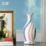 江灵陶瓷加湿器家用静音创意大容量空气香薰机办公室大雾智能迷你