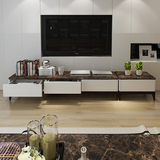 现代简约茶几电视柜组合 大理石面中式小户型客厅高档茶桌地柜