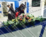 会议桌花鲜花展会展览签到台花 宴会北京老国展鲜花速递1768