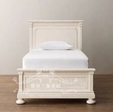 特价美国RH原单美式乡村复古儿童床法式卧室全实木床欧式单人床