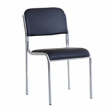 现代打字椅 高档优质时尚办公座椅 固定脚会议会客椅洽谈椅