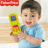 正品FISHER-PRICE/费雪玩具奇趣翻盖手机 Y2771宝宝音乐手机玩具
