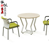 上海振仪办公家具小型会议桌简约现代办公板式长条钢架培训洽谈桌