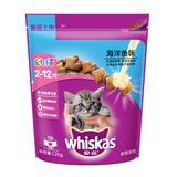 无添加宠物猫粮玛氏伟嘉海洋鱼味夹心酥幼猫零食奶糕2至12月1.2kg