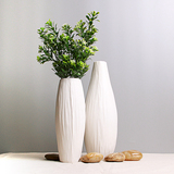 包邮白色陶瓷花瓶摆件客厅现代简约欧式干花小插花创意家居装饰品
