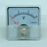 指针式CZ-60直流电压表DC150V模拟表头60*60mm