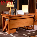 意特尔 特价橡胶实木书桌中式简约写字台 书房办公实木电脑桌书桌