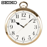 现货精工Seiko14英寸挂钟 客厅静音简约钟表现代时尚创意挂钟挂表