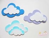 幼儿园教室环境布置材料用品批发EVA墙贴 泡沫贴纸 云朵白云组合