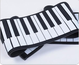 za2016升MIDI带踏板手卷钢琴88键模拟钢琴练习键盘便携式电