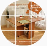 简易可折叠餐桌椅组合小户型长方形简约现代便携宜家饭桌家用
