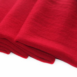 尼泊尔克什米尔进口纯羊绒围巾28支男女红色大尺寸年会新年礼物
