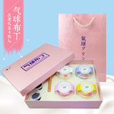 日本牛奶焦糖气球布丁果冻4枚4口味礼盒送女友生日圣诞情人节礼物
