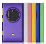 诺基亚 Lumia 1020超薄纯色磨砂后盖彩硬外壳原装手机保护套+贴膜