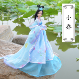 芭比娃娃中国古装衣服换装时尚搭配仙子美女配饰女孩玩具娃娃配件