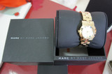 限时特价！欧洲带回Marc by Marc Jacobs MBM3077玫瑰金满钻手表