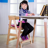 易成长可升降儿童学习椅子实木可调节学生靠背椅矫姿电脑椅写字椅