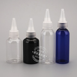 50mlPET透明尖嘴盖瓶水盖瓶滴水瓶液体旅行化妆品小样分装瓶纯露