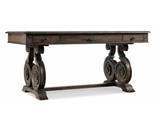 书桌写字桌花台多用途桌美式乡村实木定制特价雕刻高端仿古做旧