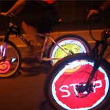 月骑自行车风火轮编程DIY轮胎灯夜骑装备单车配件美利达捷安特