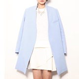2014秋冬季新款韩国SZ茧型大衣西装外套中长款欧美版气质大码女装