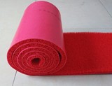 北京纯红地毯塑料迎宾垫丝圈厚地垫吸尘防水室外 定做不规则剪裁