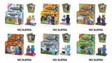 我的世界模型Minecraft积木全套6款外贸爆款盒装积木人手办玩具