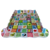 2cm拼接式地垫3个月加厚乖宝宝双面防潮儿童游戏毯折叠爬行垫