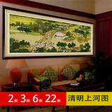 十字绣清明上河图全景新款客厅2米3m6米3米22米精准印花挂画成品