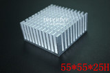 散热片大功率铝型材LED电子模块工业降温制冷片散热器55*55*25