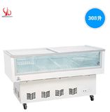 安淇尔ST-518台式岛柜配菜卧式商用展示柜冷藏保鲜冷柜海鲜小冰柜