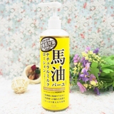 日本北海道LOSHI马油身体乳液485ml|全身用滋润防干燥润肤乳保湿