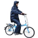 糖果房子  电动车雨衣 单人摩托车自行车男士 分体式雨衣 藏蓝色